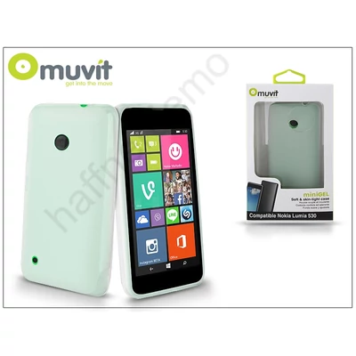 Nokia Lumia 530 hátlap - Muvit miniGel - transparent