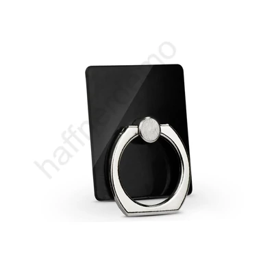 Univerzális ring holder/szelfi gyűrű és kitámasztó - fekete