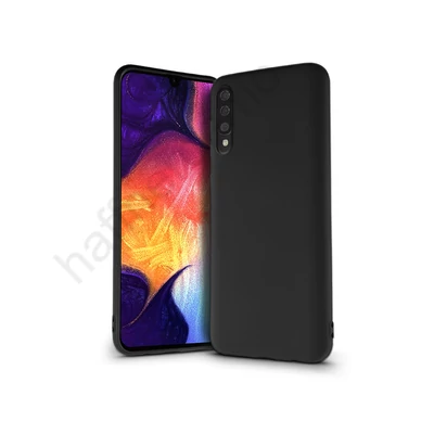 Samsung A505F Galaxy A50/A30s szilikon hátlap - Soft Premium - fekete