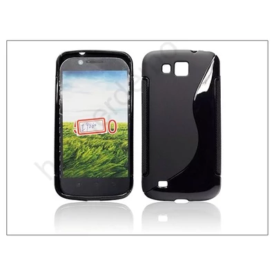 Samsung i9260 Galaxy Premier szilikon hátlap - fekete - S-Line