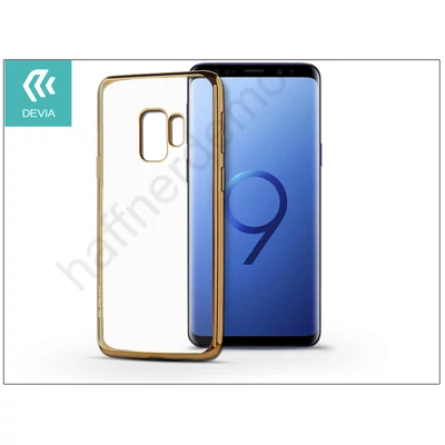 Samsung G960F Galaxy S9 hátlap - Devia Glitter Soft - champagne gold