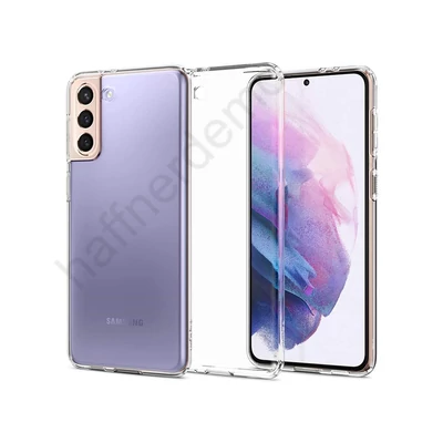 Samsung G996F Galaxy S21+ ütésálló hátlap - Spigen Liquid Crystal - átlátszó
