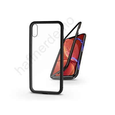 Apple iPhone XR mágneses, 2 részes hátlap előlapi üveg nélkül - Magneto  fekete