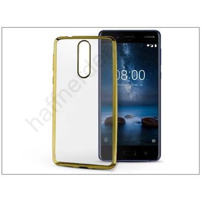 Nokia 8 szilikon hátlap - Jelly Electro - gold