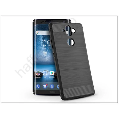 Nokia 9 szilikon hátlap - Carbon - fekete