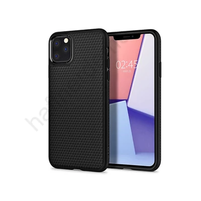 Apple iPhone 11 Pro Max ütésálló hátlap - Spigen Liquid Air - fekete