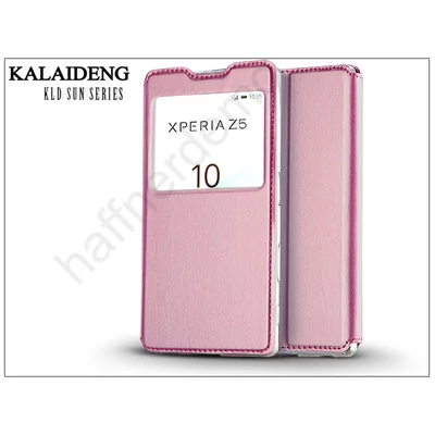 Sony Xperia Z5 (E6653) flipes tok - Kalaideng Sun Series View Cover - pink