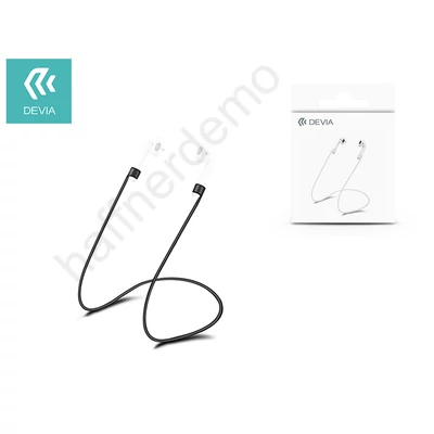 Devia szilikon nyakpánt AirPods fülhallgatóhoz - Devia Classic AirPod Strap - black