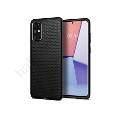 Samsung G985F Galaxy S20+ ütésálló hátlap - Spigen Liquid Air - fekete