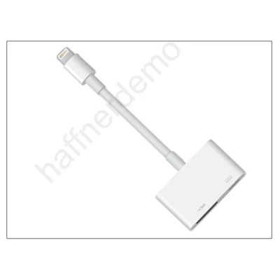Apple iPhone 5/5S/5C/SE/iPad 4/iPad Mini eredeti, gyári Lightning - digitális HDMI AV-adapter - MD826ZM/A