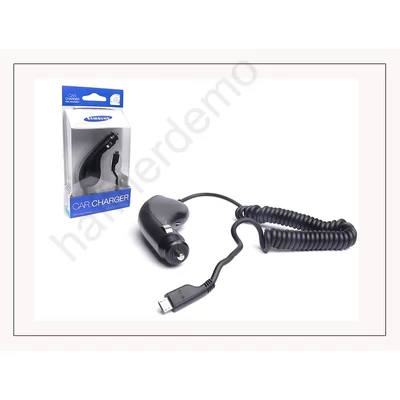 Samsung gyári micro USB szivargyújtós töltő - 5V/0,7A - CAD300UBEC