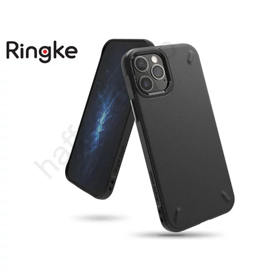 Apple iPhone 12/12 Pro ütésálló hátlap - Ringke Onyx - black