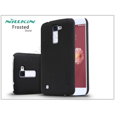 LG K10 K420N hátlap képernyővédő fóliával - Nillkin Frosted Shield - fekete