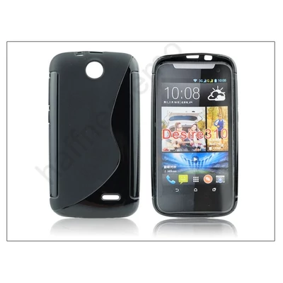 HTC Desire 310 szilikon hátlap - S-Line - fekete
