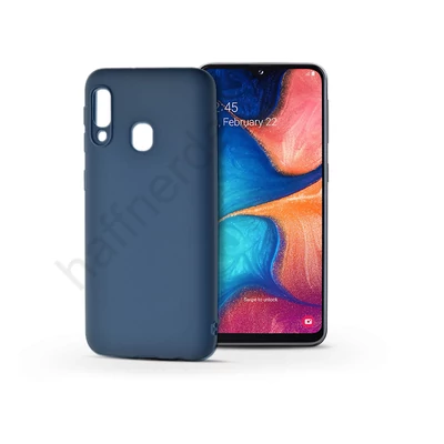 Samsung A202F Galaxy A20e szilikon hátlap - Soft - kék