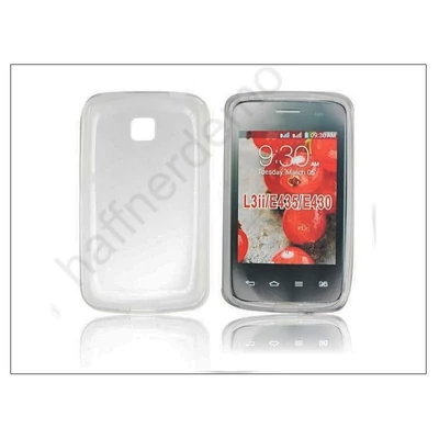 LG E430 Optimus L3 II szilikon hátlap - Clear