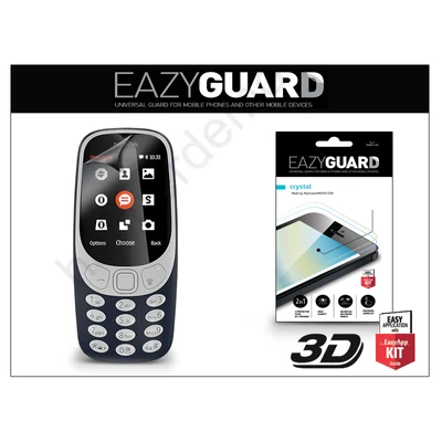 Nokia 3310 (2017) képernyővédő fólia - Crystal FullScreen 3D