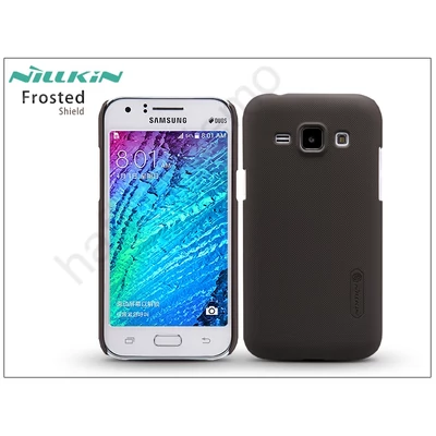 Samsung SM-J100 Galaxy J1 hátlap képernyővédő fóliával - Nillkin Frosted Shield - barna