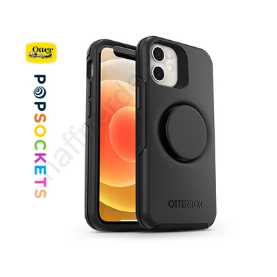Apple iPhone 12 Mini védőtok - OtterBox Symmetry Popsockets - black