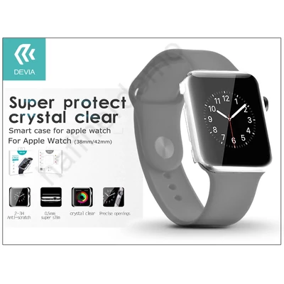 Apple Watch védőtok - Devia Smart Case 42 mm - clear