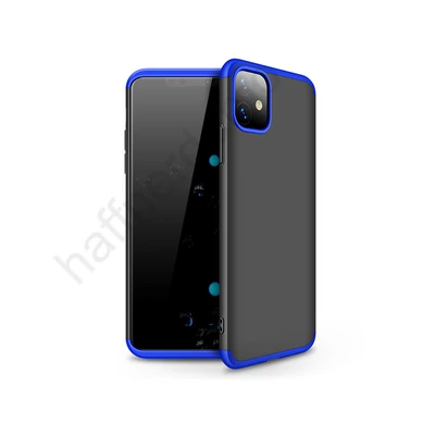 Apple iPhone 11 hátlap - GKK 360 Full Protection 3in1 - fekete/kék