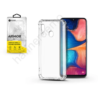 Samsung A202F Galaxy A20e szilikon hátlap - Roar Armor Gel - transparent