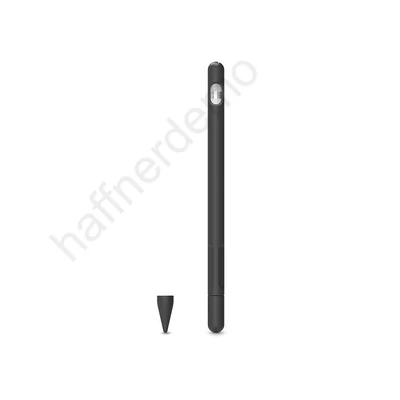 Szilikon védőtok Apple Pencil 1 tollhoz - fekete (ECO csomagolás)
