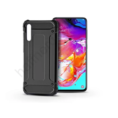 Samsung A705F Galaxy A70 ütésálló hátlap - Armor - fekete