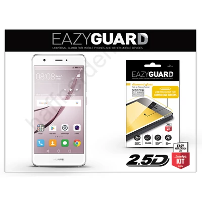 Huawei Nova gyémántüveg képernyővédő fólia - Diamond Glass 2.5D Fullcover - fehér