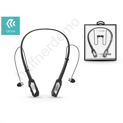 Devia Sport Bluetooth sztereó fülhallgató v4.1 - Kucky Neckband - black