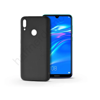 Huawei Y7 (2019)/Y7 Prime (2019) szilikon hátlap - Soft - fekete