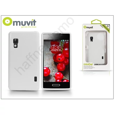 LG E460 Optimus L5 II hátlap - Muvit miniGel - white
