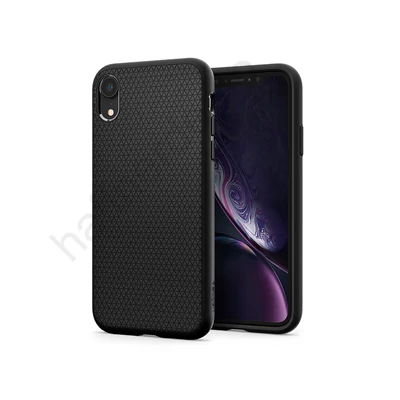Apple iPhone XR ütésálló hátlap - Spigen Liquid Air - fekete