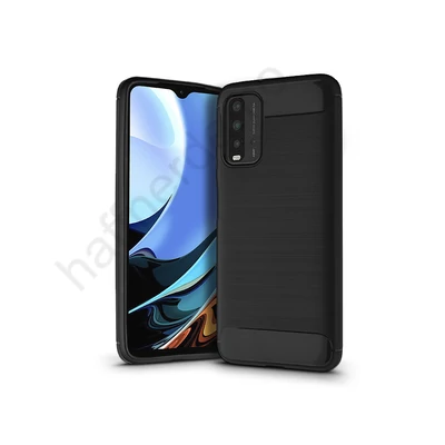 Xiaomi Redmi 9T/Poco M3 szilikon hátlap - Carbon - fekete