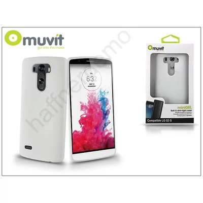 LG G3 S D722 hátlap - Muvit miniGel - white