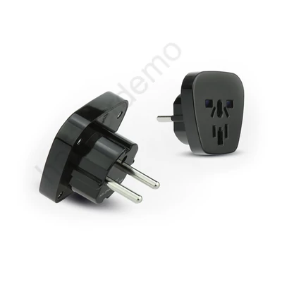 EU - UK adapter hálózati töltőhöz - J39-9 - fekete