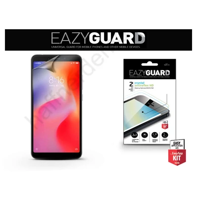 Xiaomi Redmi 6/6A képernyővédő fólia - 2 db/csomag (Crystal/Antireflex HD)