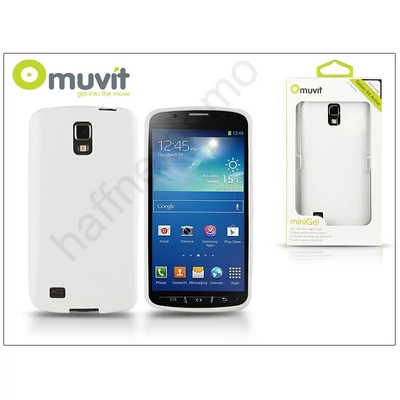 Samsung i9295 Galaxy S4 Active hátlap - Muvit miniGel - white