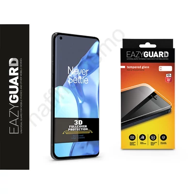 OnePlus 9 Pro gyémántüveg képernyővédő fólia - Diamond Glass 3D Fullcover - fekete