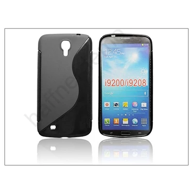 Samsung i9200 Galaxy Mega 6.3 szilikon hátlap - S-Line - fekete