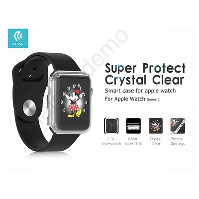 Apple Watch Series 2 védőtok - Devia Smart Case 38 mm - clear