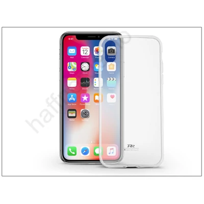 Apple iPhone X szilikon hátlap - Roar Ultra Thin 0.3 mm - transparent