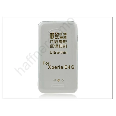Sony Xperia E4G (E2003) szilikon hátlap - Ultra Slim 0,3 mm - fekete