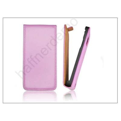 Slim Flip bőrtok - Samsung SM-G900 Galaxy S5 - lila