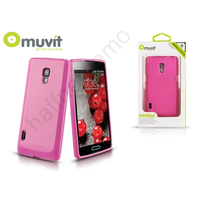 LG P710 Optimus L7 II hátlap - Muvit miniGel Glazy - pink