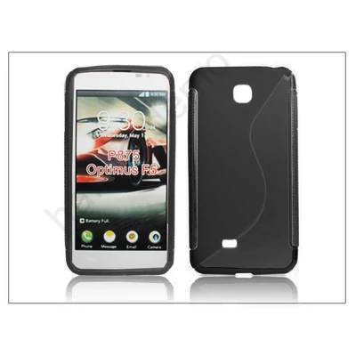 LG P875 Optimus F5 szilikon hátlap - S-Line - fekete