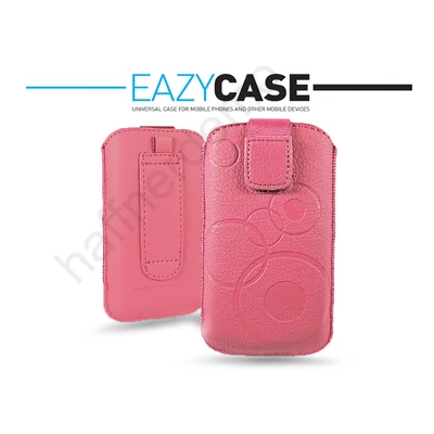 DECO SLIM univerzális bőrtok - Apple iPhone 5/5S/Nokia 225 - pink - 18. méret