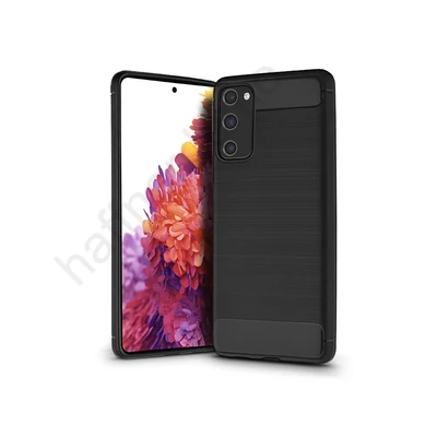 Samsung G780F Galaxy S20 FE/S20 FE 5G szilikon hátlap - Carbon - fekete