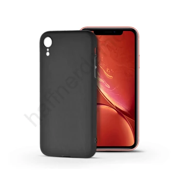 Apple iPhone XR szilikon hátlap - Soft - fekete