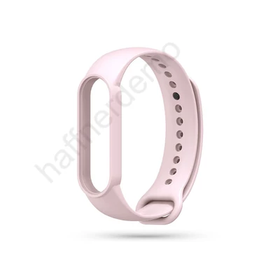 Xiaomi Mi Smart Band 5/Mi Smart Band 6 aktivitásmérőhöz szilikon csuklópánt - pink